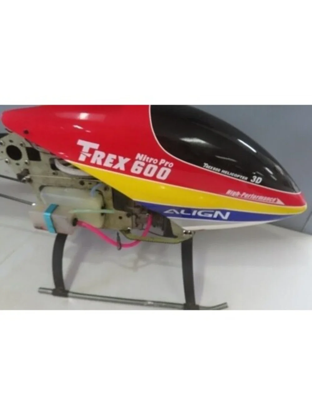 Nitro Pro Align T-Rex Helicopter 600 Nitro AS IS UNTESTED- Over 4 FT! RC  Hobby